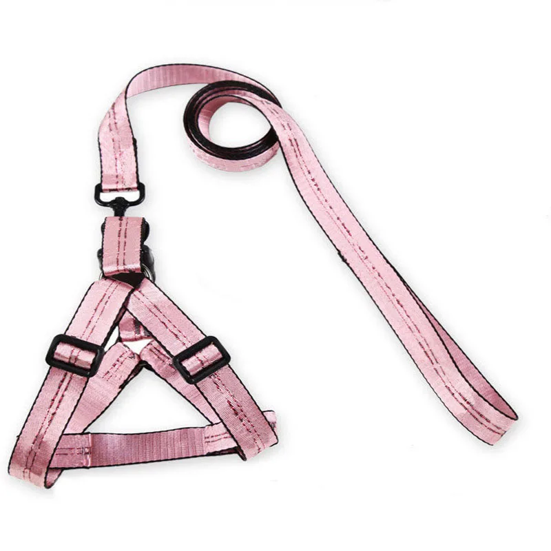 Kopen Dog Harness en Leash voor Kleine Honden Franse Bulldog Chihuahua Kraag voor Yorkies LC0179