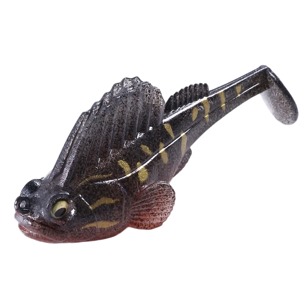 14g 7cm Soft Lead Fishing Lures Sinking Swimbaits Lifelike 3D Eyes T Tail Casting Lures Fishing Tackles