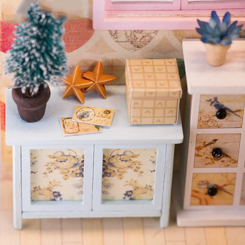 Мебель и инструменты сделай сам модель 3D дома фигурки ручной работы набор для