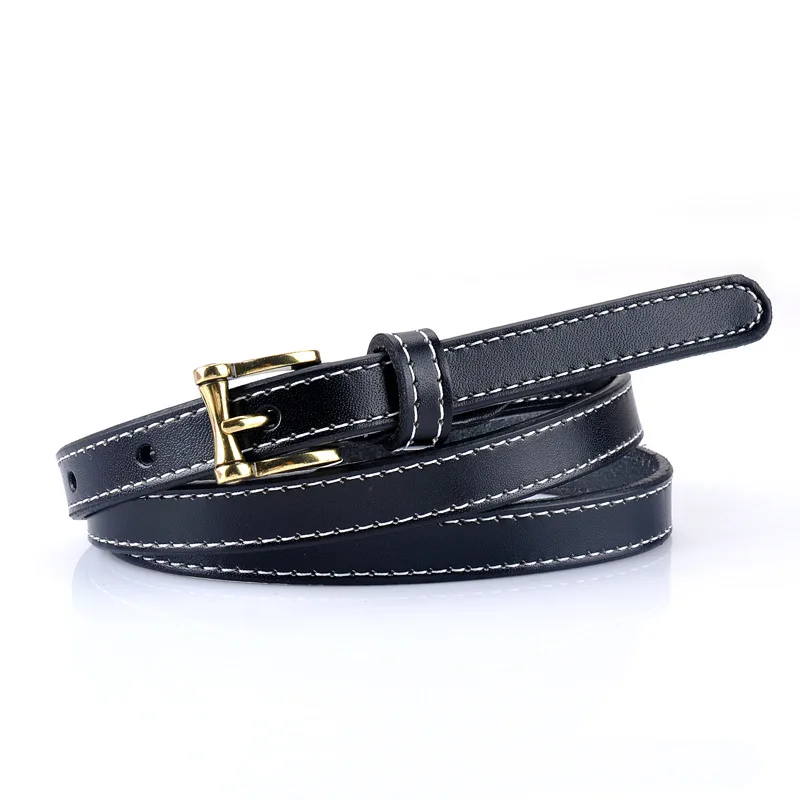 Punk Pin Buckle Genuine Leather Belt 