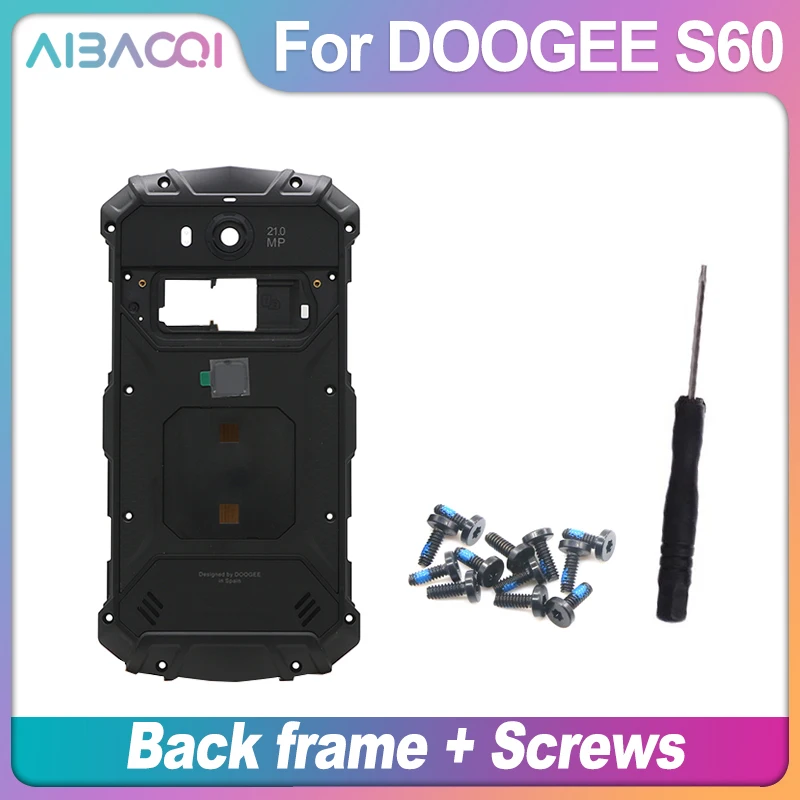 Новый оригинальный чехол для аккумулятора Doogee S60 защитный задняя крышка + винты 5 2