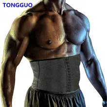 Мужской Пояс для тренировок, ремни для бега, Корректирующее белье для тела, пояс для спа, неопреновый пояс для живота, пояс для похудения, моделирующий пояс для похудения