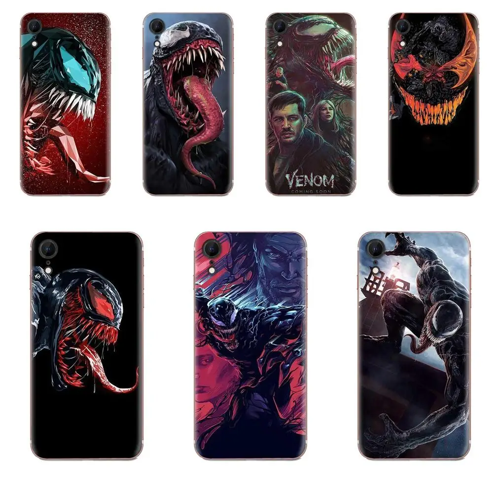 Для samsung Galaxy Note 5 8 9 S3 S4 S5 S6 S7 S8 S9 S10 5G mini Edge Plus Lite прекрасный пластиковый Venom Marvel |