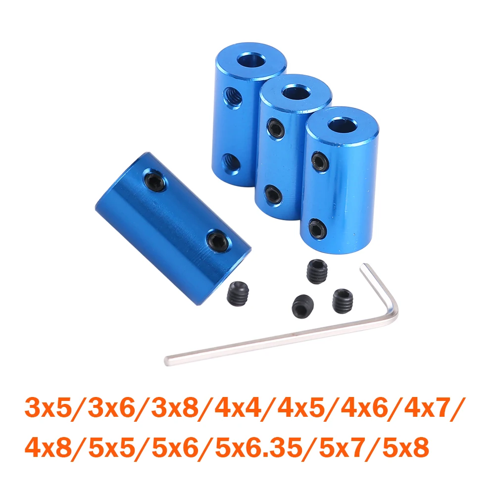 1pc D14L25 Aluminum Alloy Coupling Bore 6*6mm 6.35*8mm 8*10mm 3D Print Part Blue Flexible Shaft Coupler Screw Part Stepper Motor 4pcs flexible shaft coupler 5x8mm 6x10mm cnc stepper motor aluminum alloy flexible coupling silver for 3d printer parts