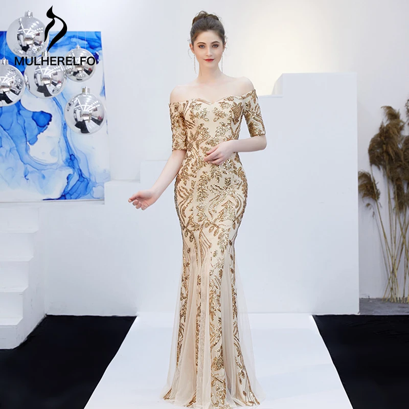 Vestidos De Fiesta элегантное и Элегантное летнее платье цвета шампанского с глубоким v-образным вырезом и рыбьим хвостом модное женское Сетчатое платье с открытой спиной