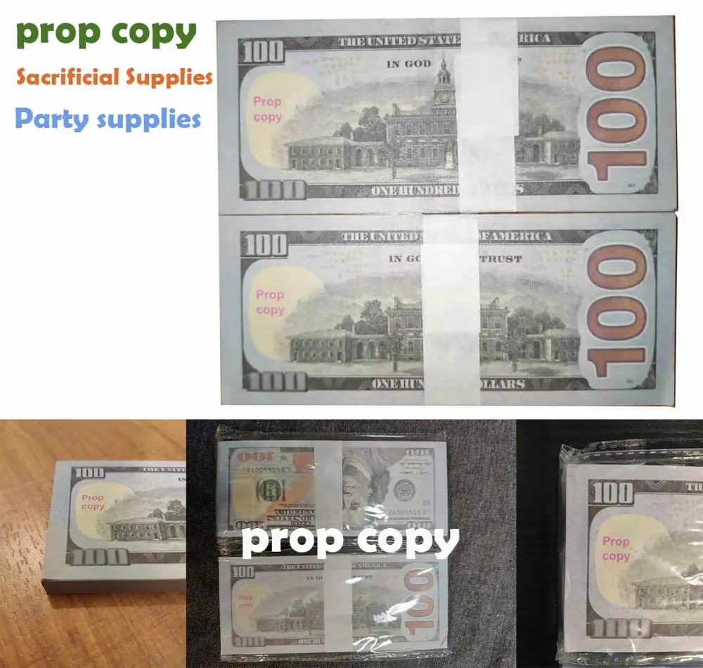 

false dollar copy for magic art play party props Joss Paper burning paper sacrifice supplies ingot dollar paper for dead memory