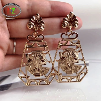 

F.J4Z New Women's Statement Earrings Trendy Vintage Bohemian Alloy Earrings Party Jewelry Gifts accessories dropship
