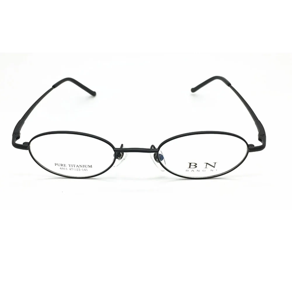 Super Light Pure Titanium Small Oval frames Eyeglasses Men Women