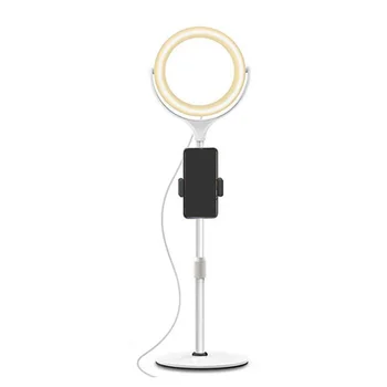 

Selfie Ring Light,3 Colors Lighting Mode,10 Level of Brightiness,Adjustable Fill Light for Live Stream,8 Inch LED Ringlight with