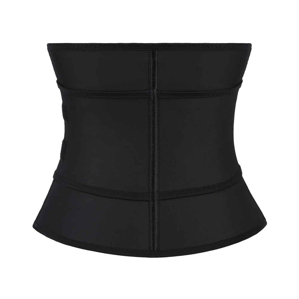 HEXIN Waist Trainer Abdominal Belt High Compression Zipper Plus Size Latex Waist Cincher Corset Underbust Body Shaper Fajas spanx bodysuit