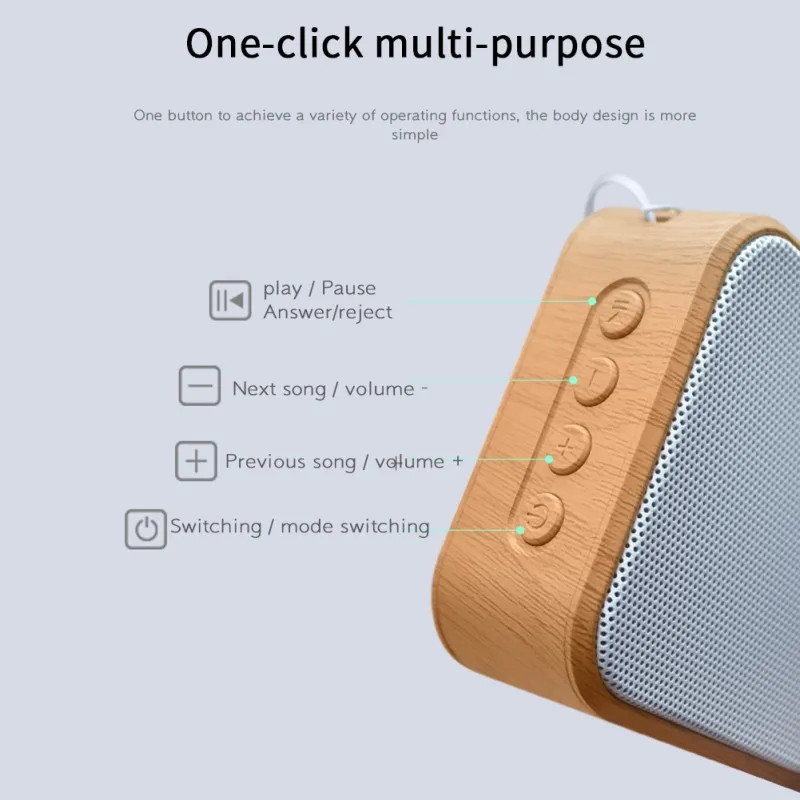 Портативный Мини Бас-Колонка bluetooth маленький динамик Поддержка Micro SD/TF карты/USB Flash 1