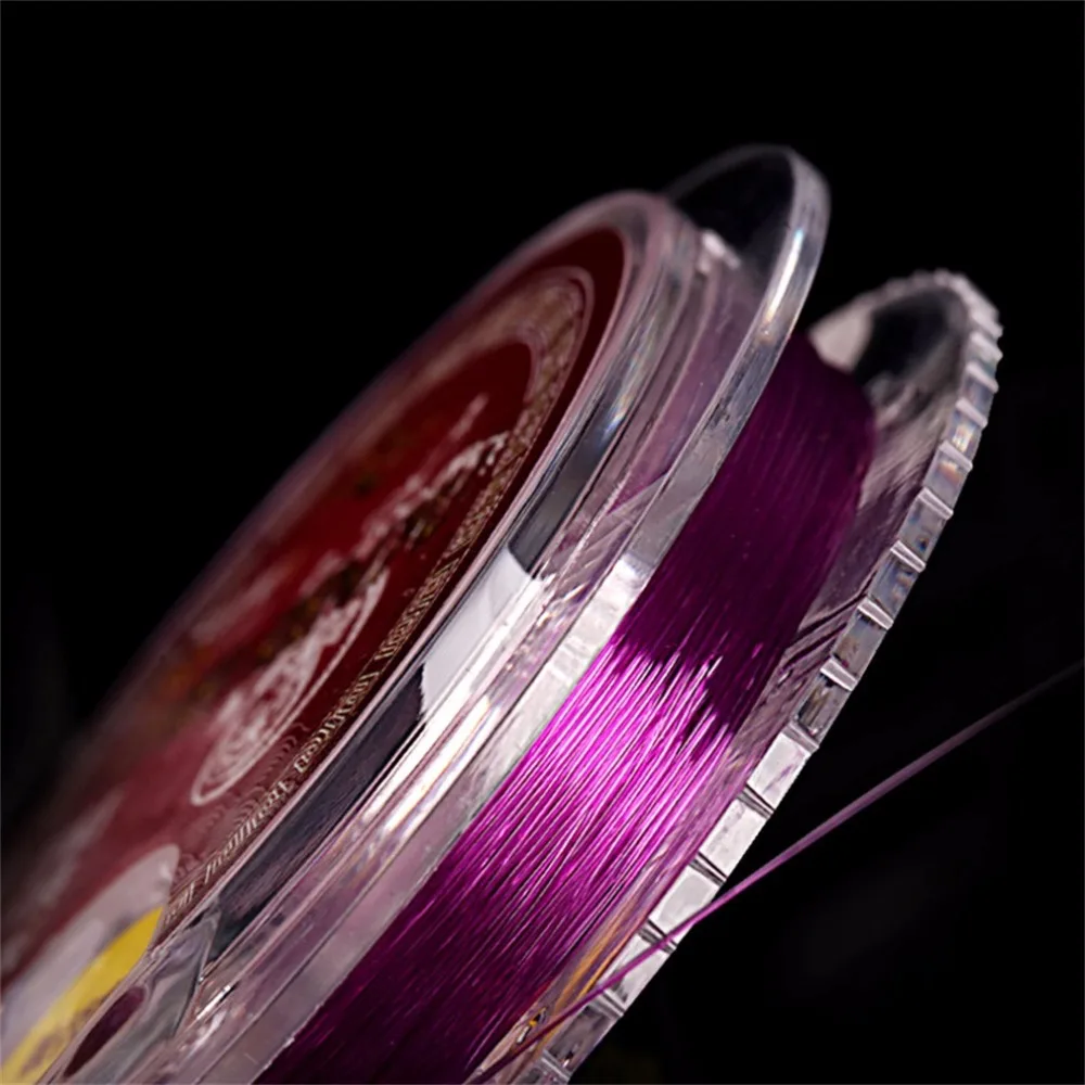 2017 New  High Quality 50M Outdoor Strong Power Super Braided Purple Lines Imported Fishing Line