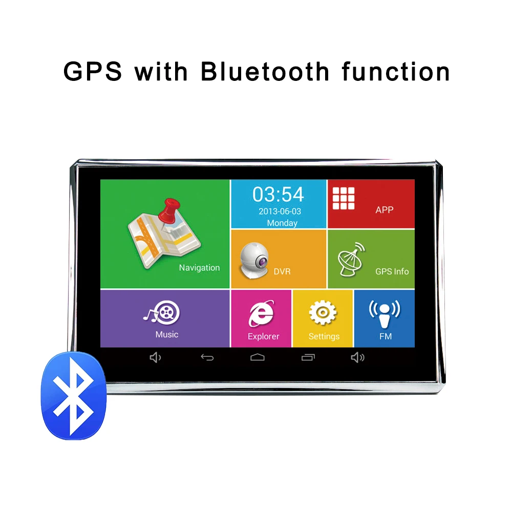 5 дюймов 8 Гб Автомобили gps навигация Bluetooth wifi Автомобильный gps экран портативный fm-передатчик комплект Европа Америка Азия Африка карты - Размер экрана, дюймов: Support Bluetooth