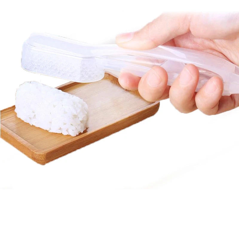 

Plastic DIY Sushi Maker Onigiri Rice Mold Sushi Making Tool Food Press Roll Cooking Tools Kitchen Bento Accessories