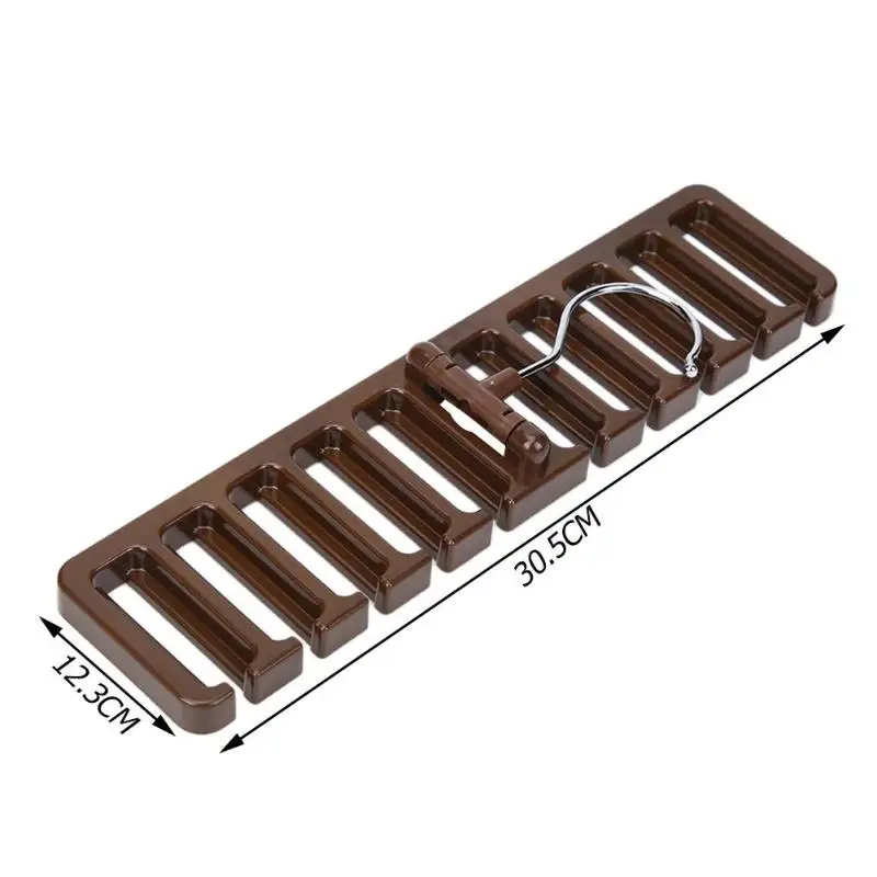 Plastic Tie Waistband Scarf Storage Rack Closet Multifunctional Wardrobe Organizer Hanger Shelf 30.5*12.3*7.5cm