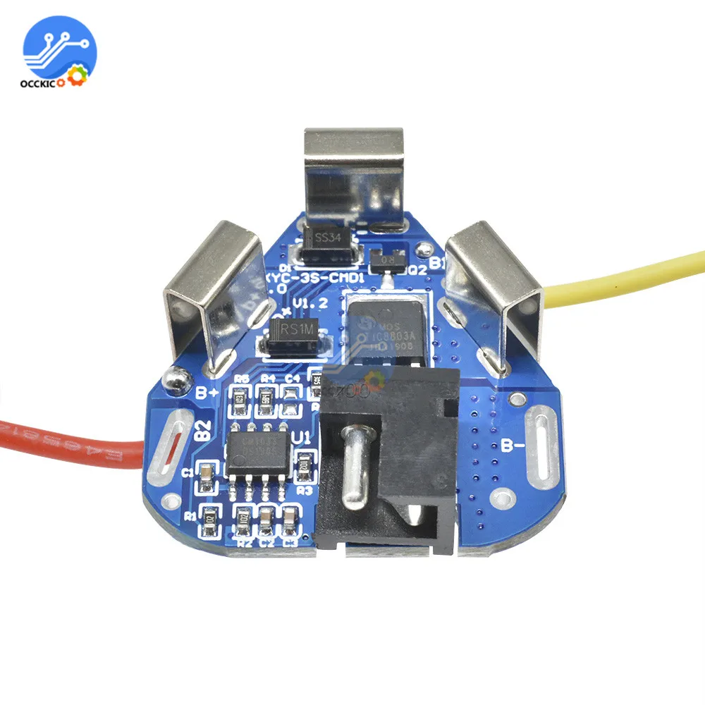 BMS 3S 12 6 V 6A 18650 Защитная плата зарядного устройства для литий ионных батарей