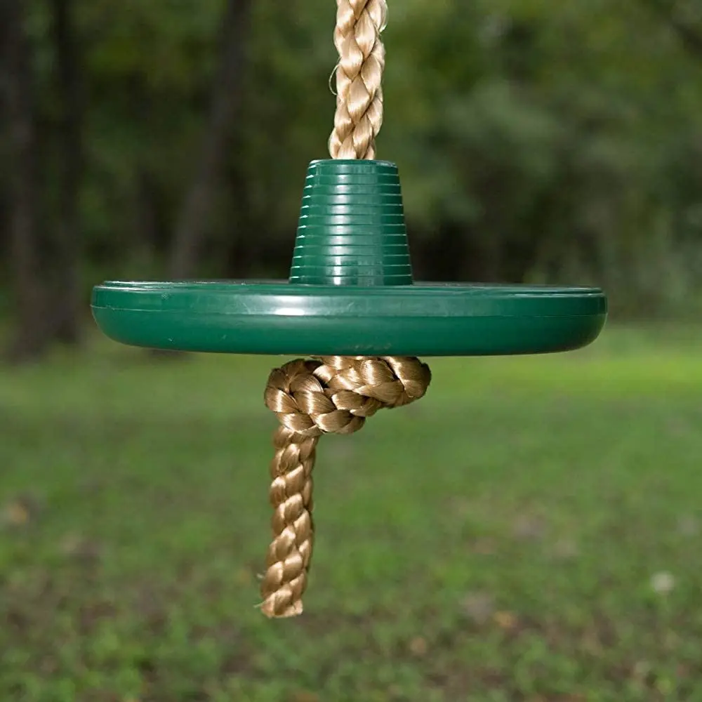 Jungle Gym Kingdom Climbing Rope Platforms Disc Swing Seat-Swing Set Accessories
