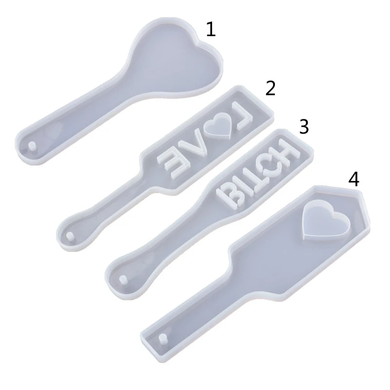 Handmade Paddles Resin Casting Mold Slap Paddles Silicone Pad Resin Mold Service Plate Pat Tray Resin Mold Art Crafts