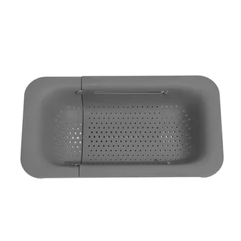 

Vegetable Basket Easy Clean Kitchen Organizer Bowl Nordic Home Adjustable Dish Drainer Storage Rack Sink Corner Durable PP Fruit