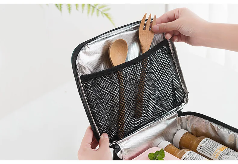 S. IKRR многофункциональная сумка для ланча из искусственной кожи для женщин и мужчин, портативная Изолированная теплая сумка-холодильник для ланча, сумка-тоут, большая сумка для еды, герметичная