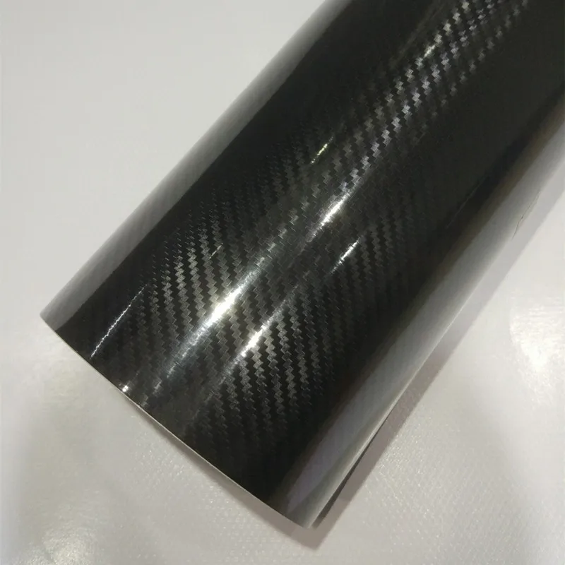 50* 200CM5D клейкая, из углеродного волокна Бумага 6D углеволоконная плёнка 3D4D узор стерео пленка из углеродного волокна внутренняя отделка пленка