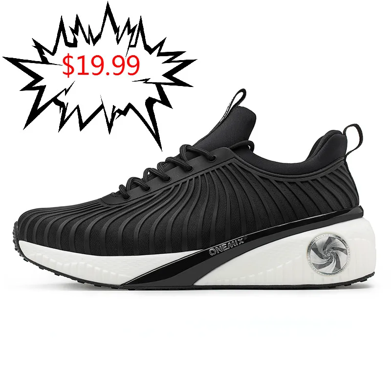  Женские кроссовки на танкетке ONEMIX, повседневная обувь для фитнеса, на толстой подошве, с тонизирующим эффектом, для похудения 