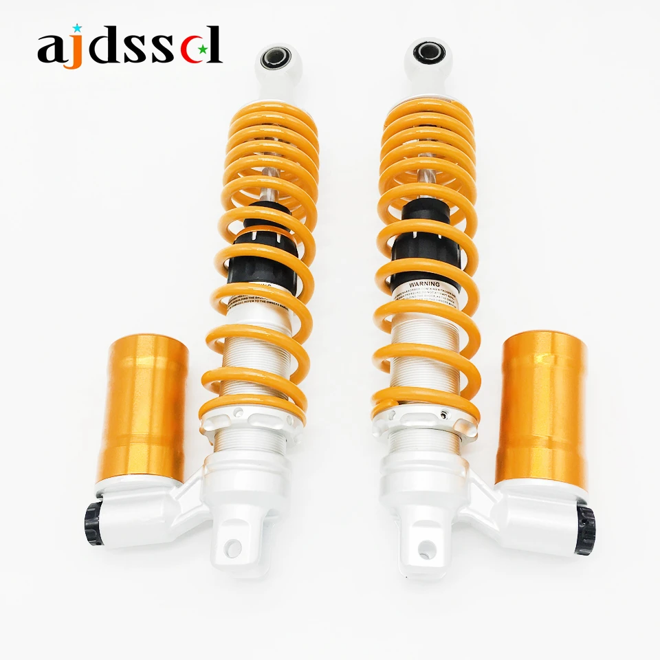 

Universal 320mm 340mm 360mm Motorcycle Adjustable Rear Shock Absorbers 12.6''/13.4''/14.2'' Rebound Damping Invert Fork Shock