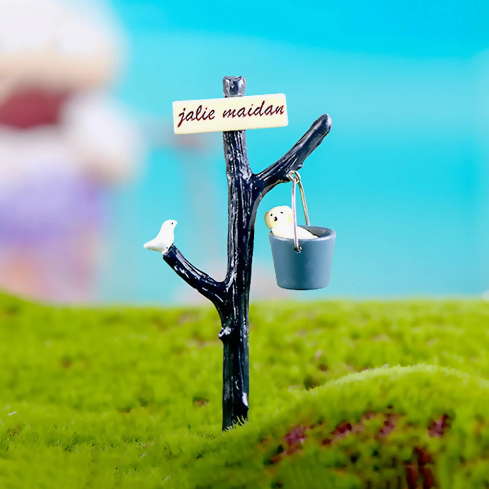 Miniature Ornament Miniature Figurines Miniature Scenery Material Mini Road Sign