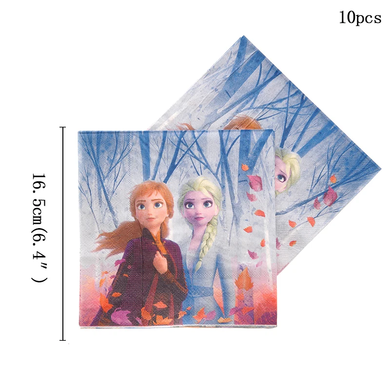 Disney Frozen Elsa принцесса 2 партия посуда для девочек украшения вечеринки по случаю дня рождения поставки и детские украшения комбинации партии