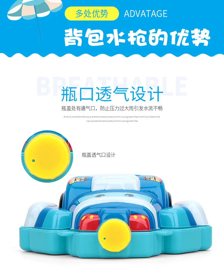 Детская игрушка для игры с водным рюкзаком, водяной пистолет, игрушки для супермаркета,, пляжный рюкзак для мальчиков, рюкзак для рафтинга