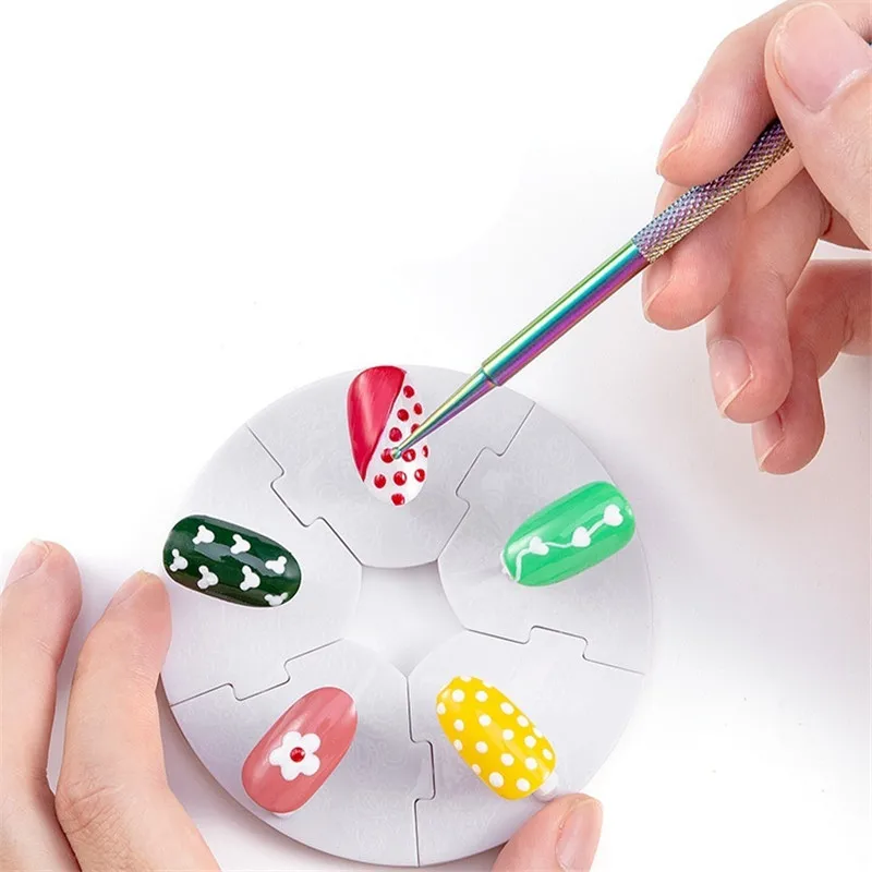 1 шт. маникюрные инструменты для ногтей точечное сверло точечный УФ-гель для ногтей Живопись Цветочная Ручка инструмент для удаления ногтей набор кистей для рисования набор инструментов