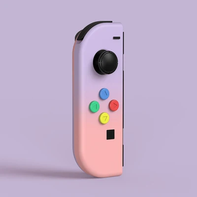 Purple Pink L Градиентный цвет Корпус чехол для nintendo Switch NS консоль контроллер корпус shand переключатель Joy-Con Замена чехол s - Цвет: Purple Pink L