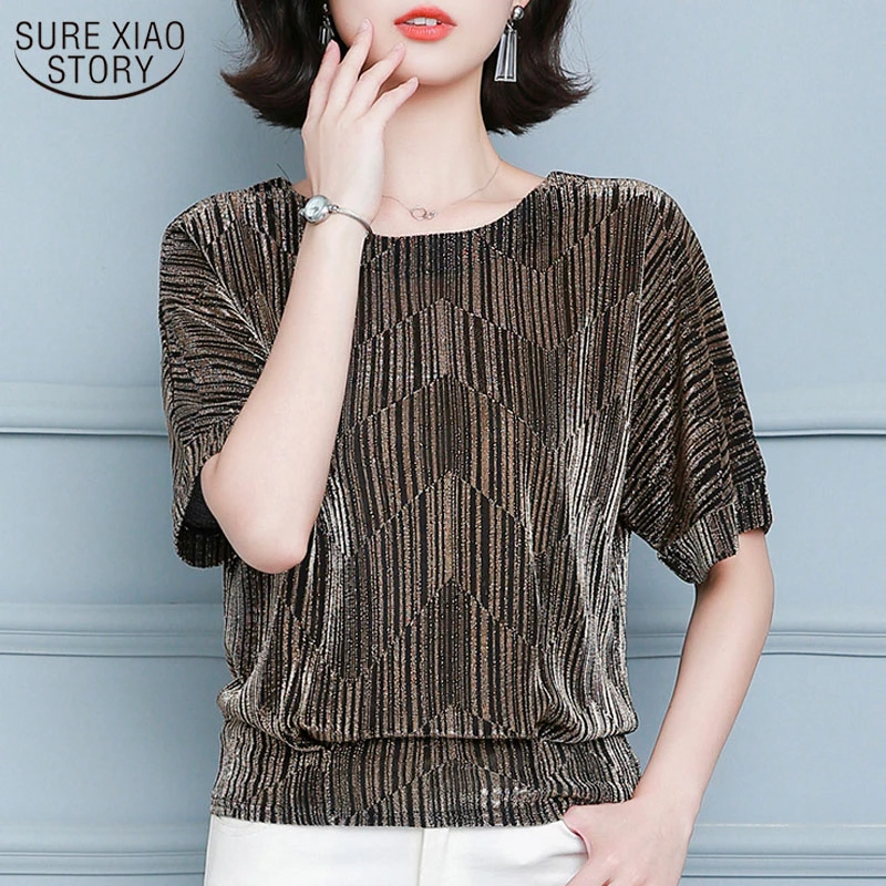 Blusas femininas com brilho Clearance