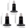 220V Pet Heating Lamp Ceramic Far Infrared Pet Heating Lamp Light Bulb Pet Brooder Chickens Reptile Lamp 25W 50W 75W 100W 3