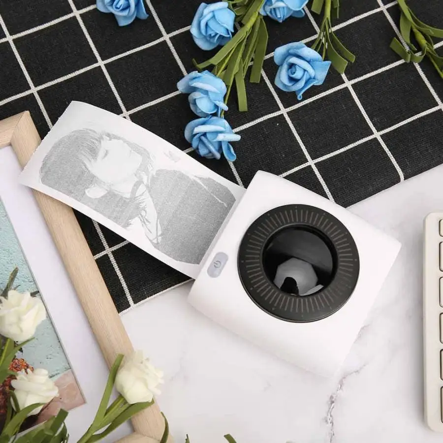 PAPERANG P2 карманный мини 57 мм портативный Bluetooth принтер Телефон фото беспроводное подключение HD термопринтер этикеток 1000 мАч батарея
