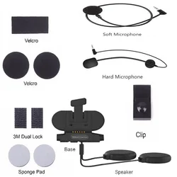 Mornystar – oreillette Bluetooth M1 pour moto, accessoire pour casque BT, Intercom 