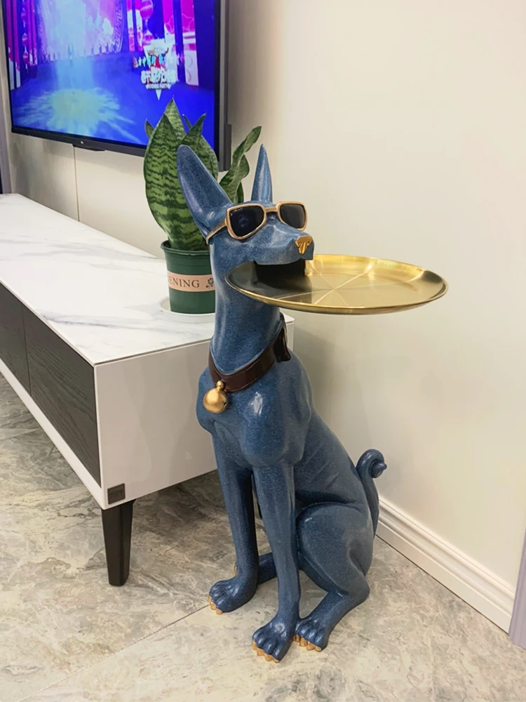 Nordic Creative Floor Dog Coffee Tables For Living Room Furniture Sofa