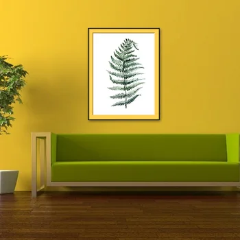 

INS-Style Tropical Plants Oil Painting Computer Spray-print Oil Painting
