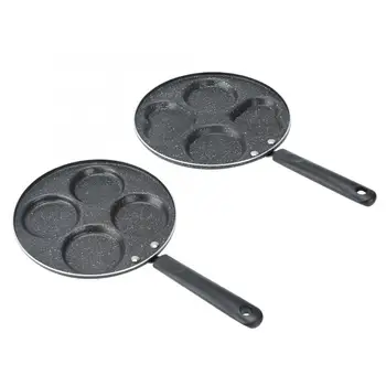 

4 Holes Non Stick Coating Frying Pan Home Kitchen Cookware Cooking Tool for Fried Eggs Kitchen Breakfast Cookware