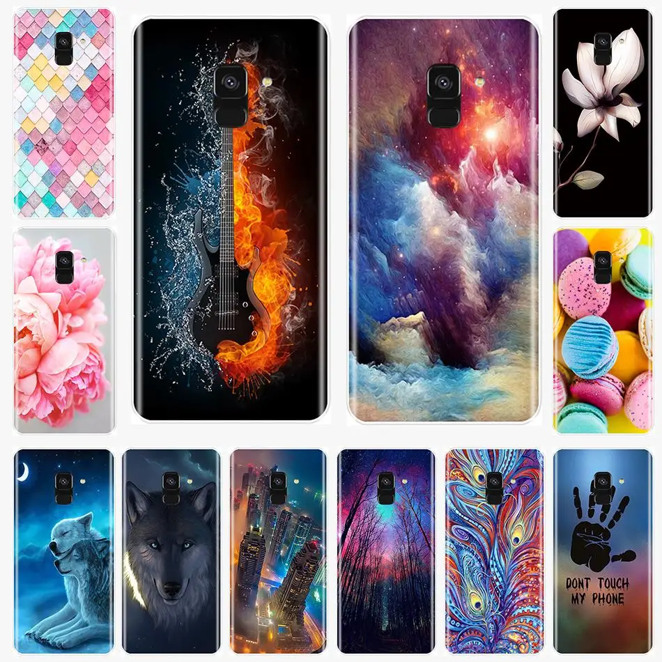 ТПУ задняя крышка для Samsung Galaxy A3 A5 A7 2016 2017 мягкий силиконовый цветной чехол