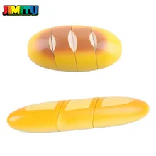 Моделирование деревянный магнитный соединенный хлеб Дети кухня резка еда Ролевые Игры развивающие игрушки