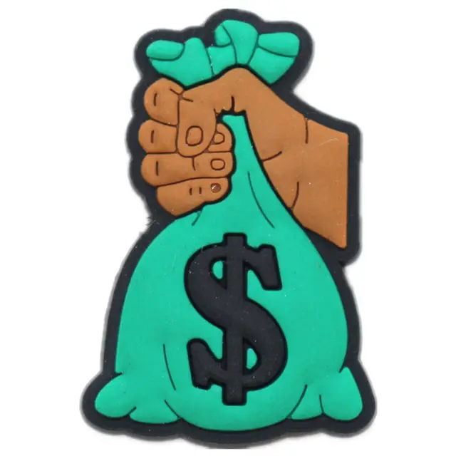 Novelty 31 Types Shoe Charms Accessories Texas Money Death Beer PVC Shoe Decoration Designer for croc jibz Kids X-mas Party Gift 11