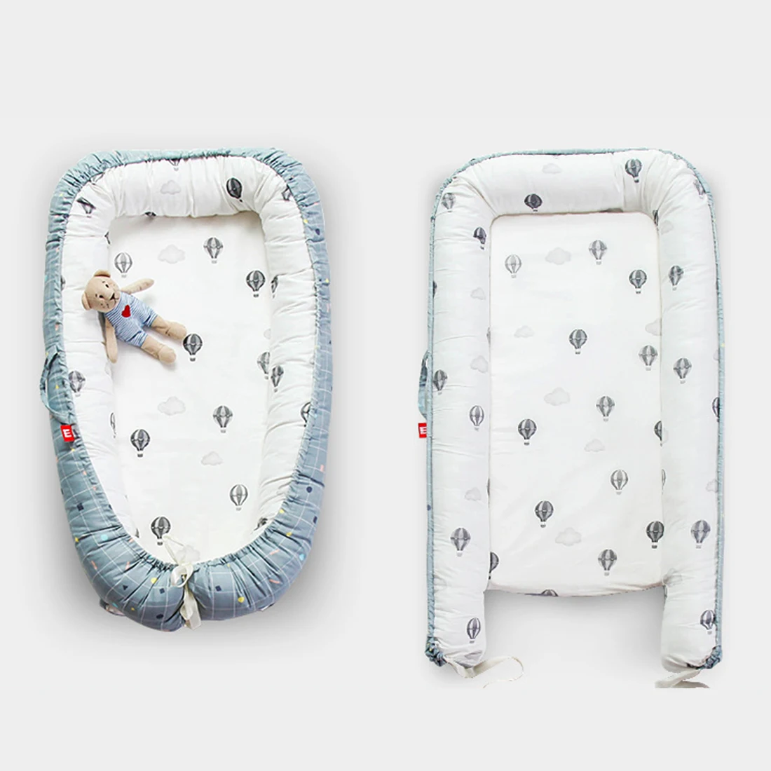 Скандинавское детское гнездо для кроватки, матрас, бионическая кровать с бампером, портативная детская кроватка для путешествий, съемная хлопковая детская колыбель