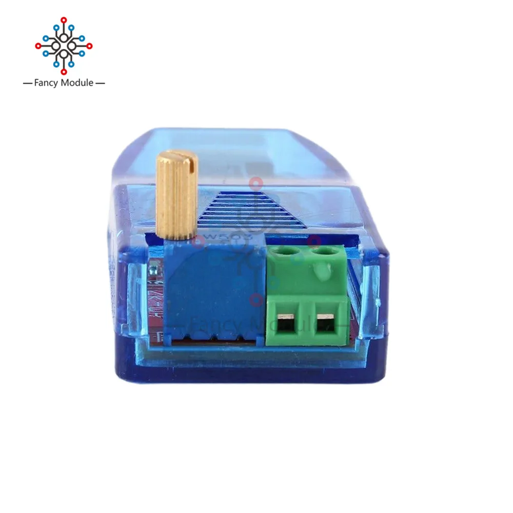 Светодиодный Potentiometer 5 В к DC 1-24 В регулируемый потенциометр USB Шаг вверх/вниз повышающий конвертер Блок питания регулятор напряжения Модуль