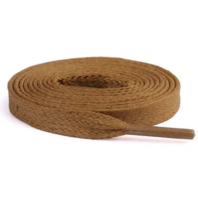 BROWN 1 пара, 100 см, повседневная обувь для бега, шнурки, вощеные, плоские, Прочные шнурки, кожаные, водонепроницаемые, унисекс, ботинки, шнурки, длина - Цвет: BROWN
