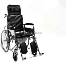 Инвалидов стул-туалет для полулежа кресло-коляска