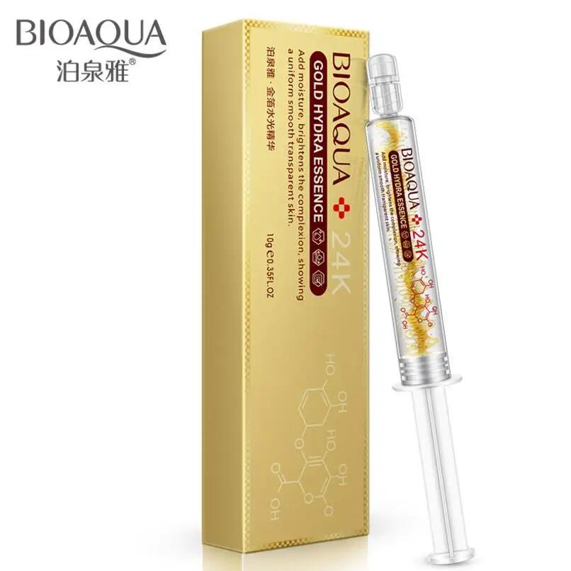 BIOAQUA питательные увлажняющие с покрытыем цвета чистого 24 каратного золота Фольга