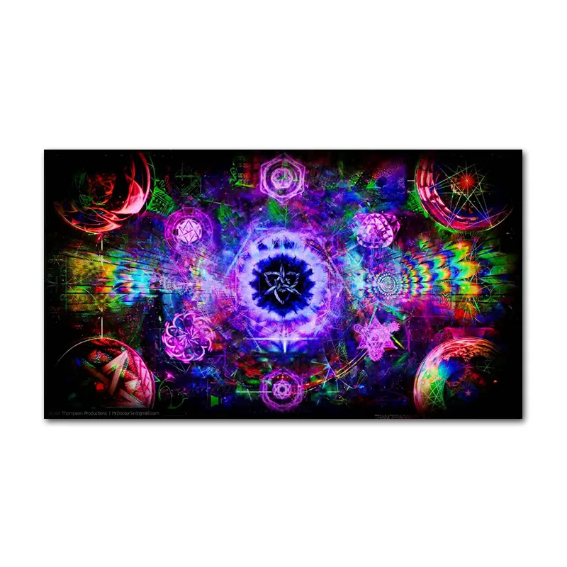 Психоделический плакат абстрактная декоративная картина в скандинавском стиле