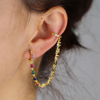 

Lovely Stud Earrings Set Gold Double Star Moon Stud Earrings For Women Korean Earring Set 3 Ear Hole Birthday Jewelry Gift