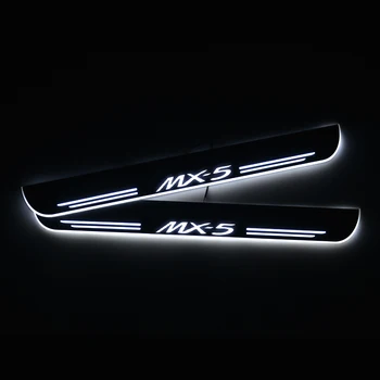 

LED Door Sill for Mazda MX-5 MX5 RF Targa ND 2015 to 2020 Door Scuff Plate Threshold Light Wire Connection-Powered Car Sticker